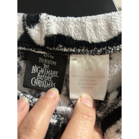 Tim Burton’s The Nightmare Before Christmas Unisex Pajama Pants Fleece Jack Skel - Picture 4 of 5
